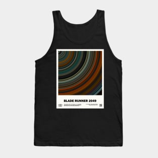 minimal_Blade Runner 2049 Circular Barcode Movie Tank Top